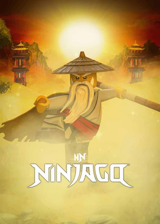 Master Wu Ninjago Poster