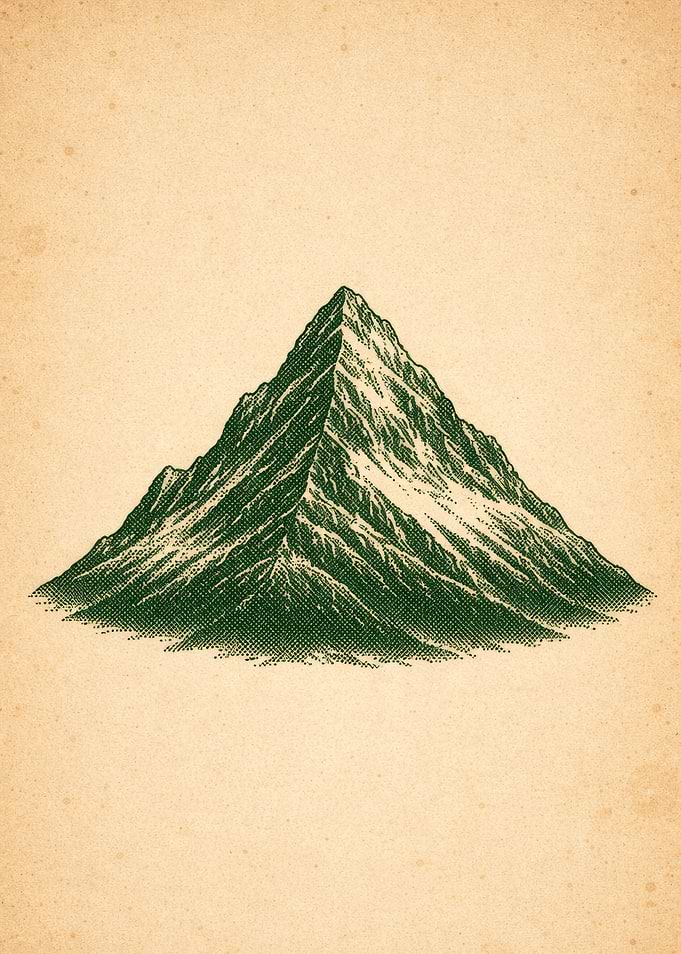 Vintage Mountain Illustration