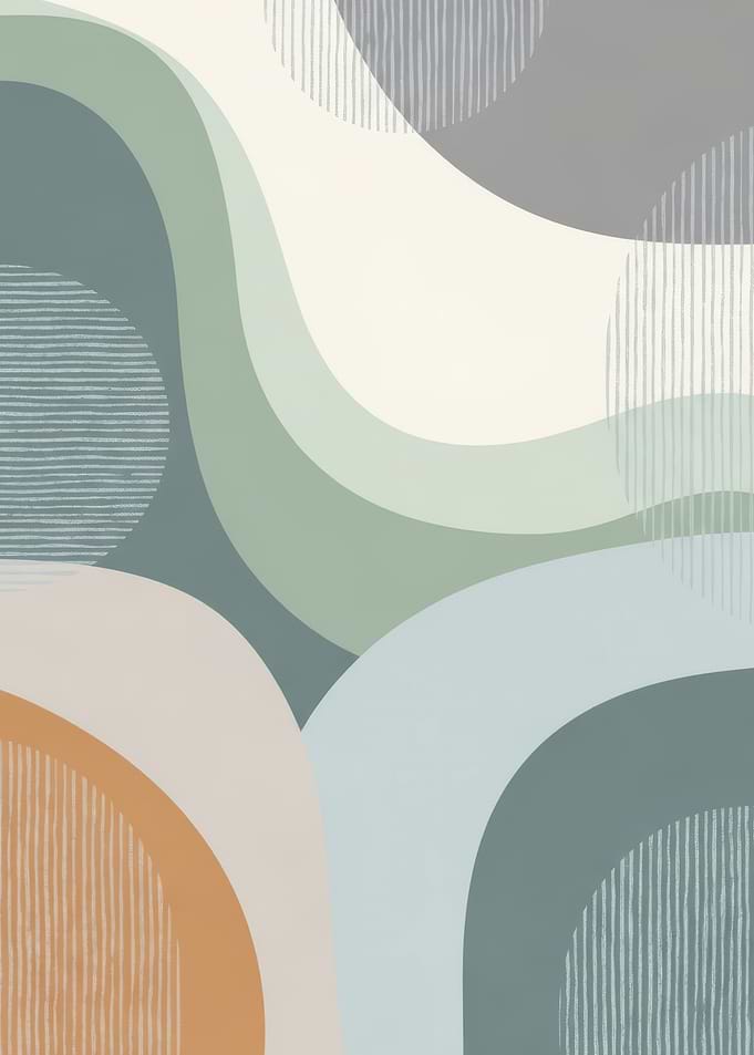 Abstract Organic Shapes and Lines
