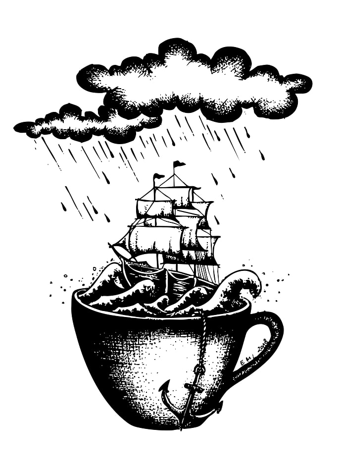Ship in a Teacup Storm