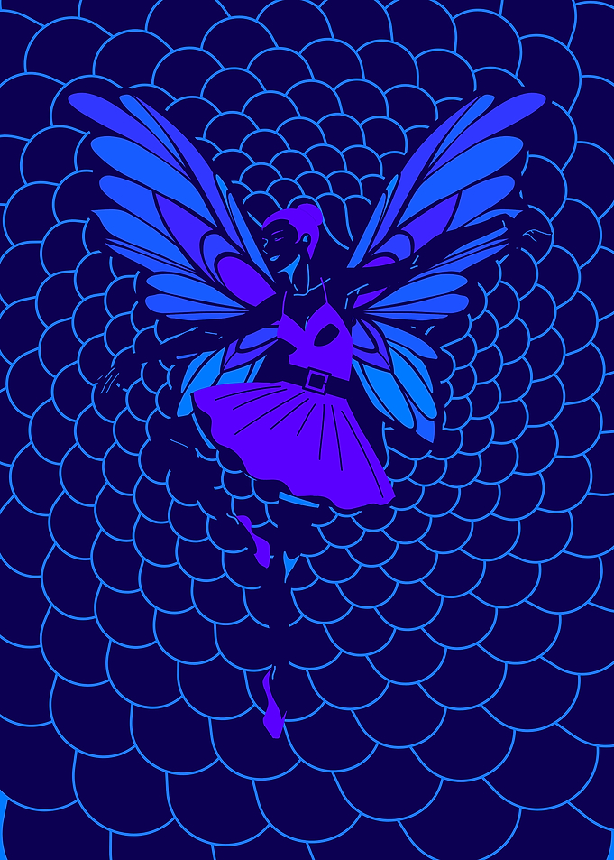 Fairy with Butterfly Wings