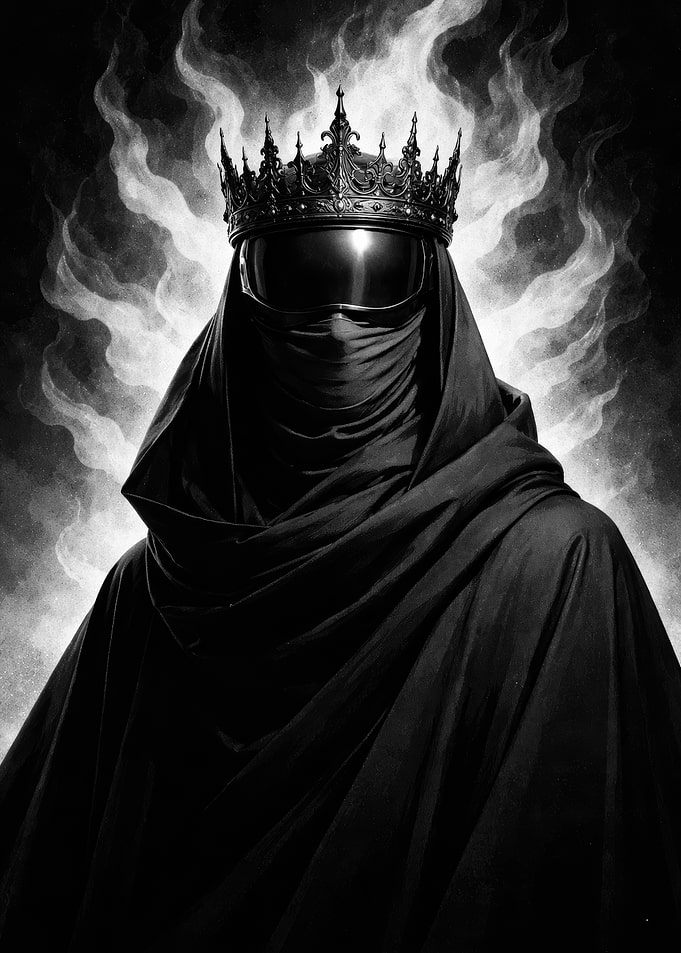 Mysterious King in Black Robes