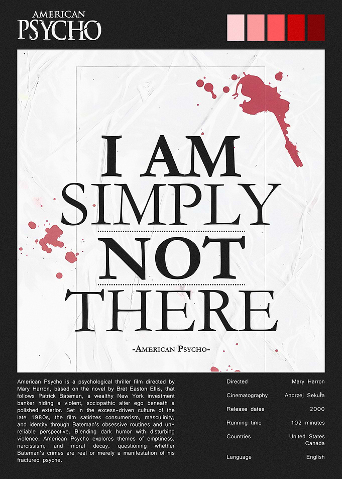 American Psycho Movie Poster