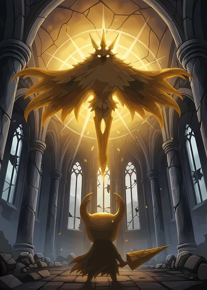 The Knight faces the Radiance