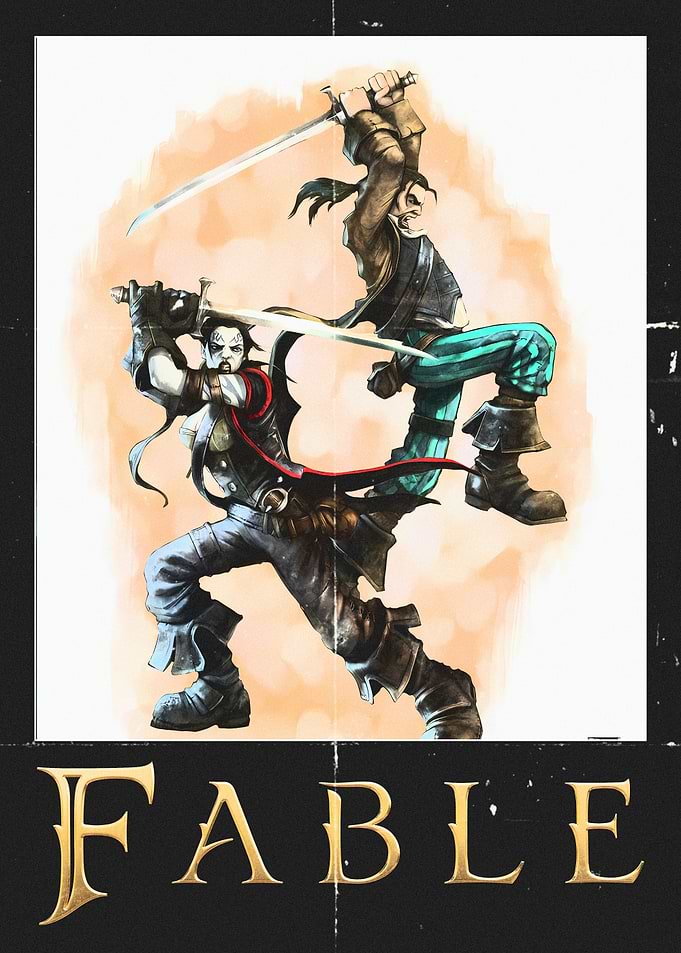 Fable video game poster