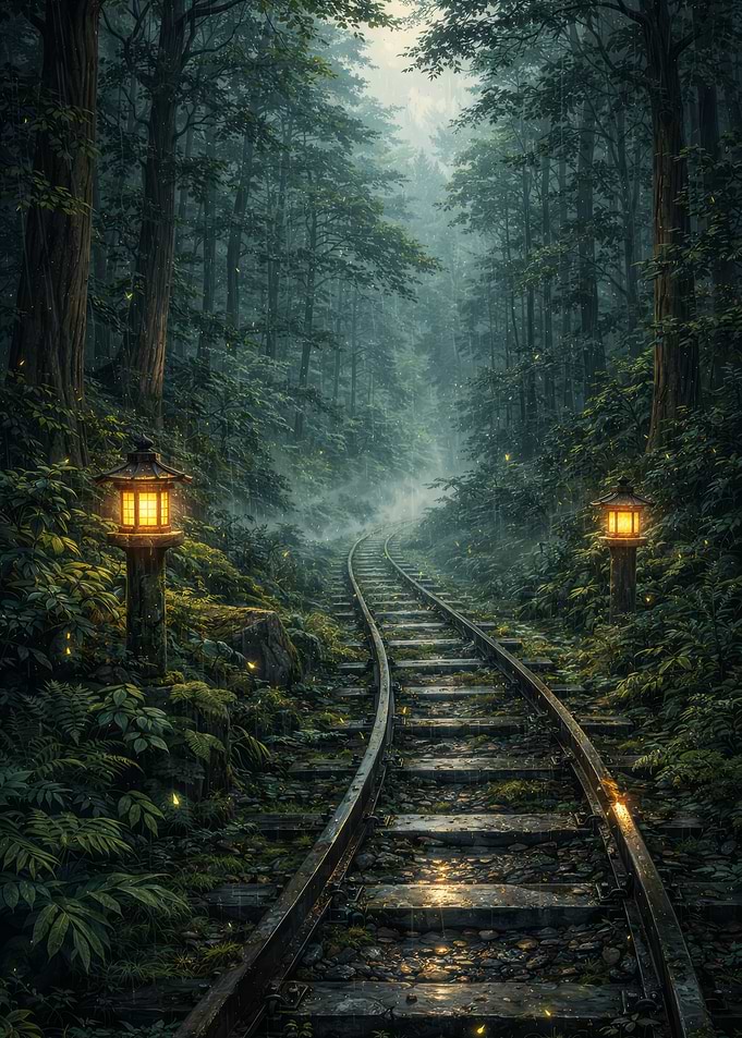 Enchanted Forest Train Tracks
