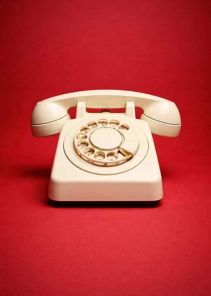 Retro Rotary Dial Telephone