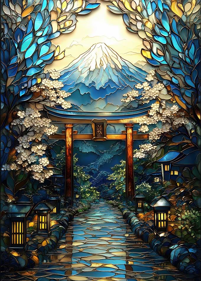 Mount Fuji Torii Gate Path