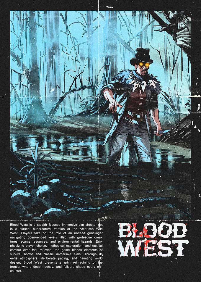 Blood West Game Poster