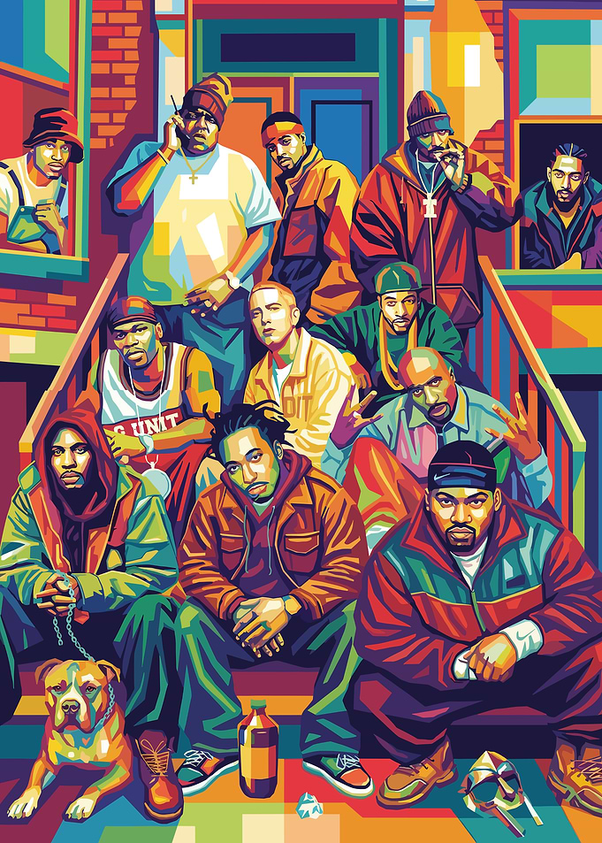 Hip Hop Legends Portrait