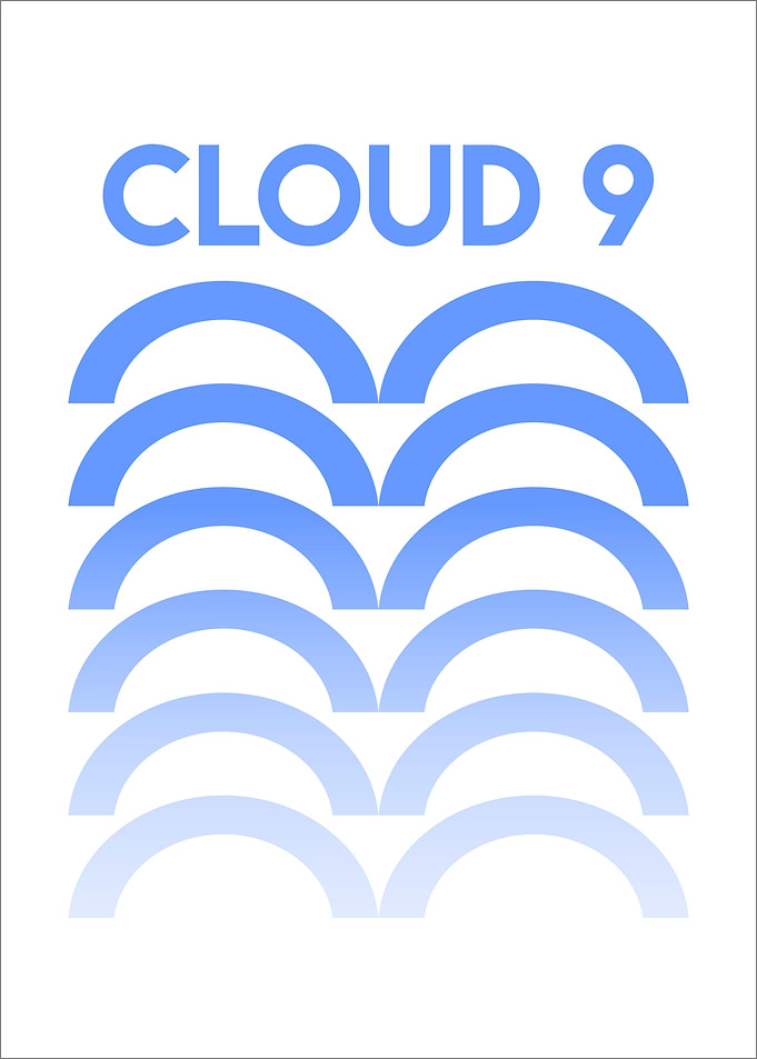 Cloud 9 Text and Arcs