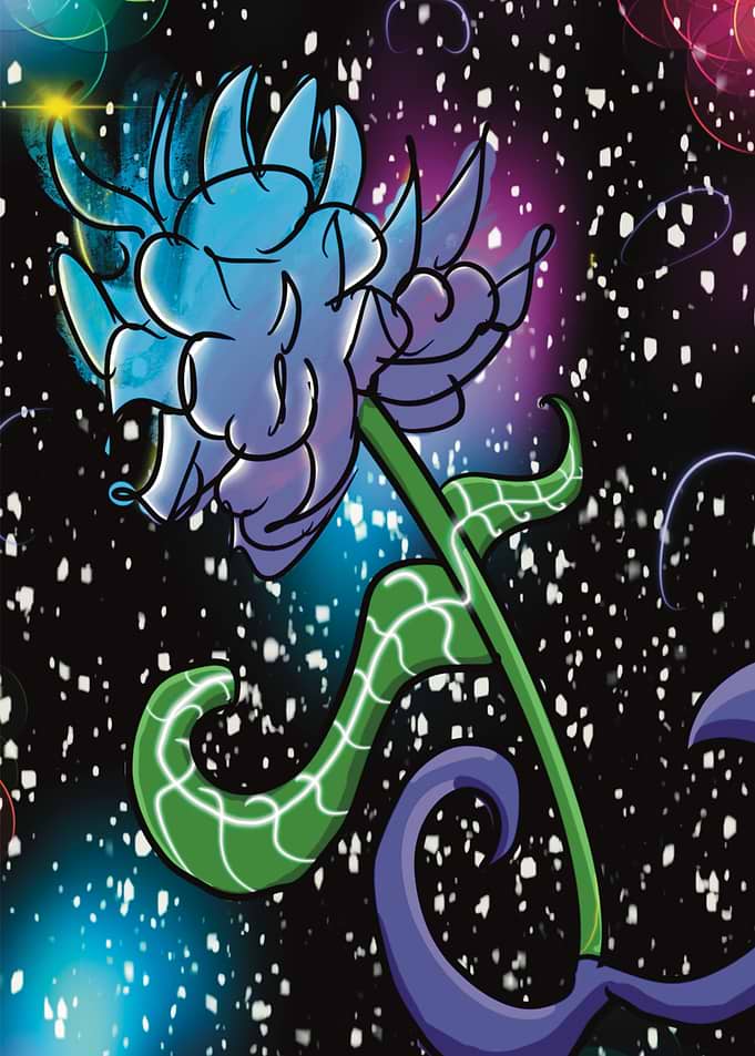 Cosmic Ice Flower