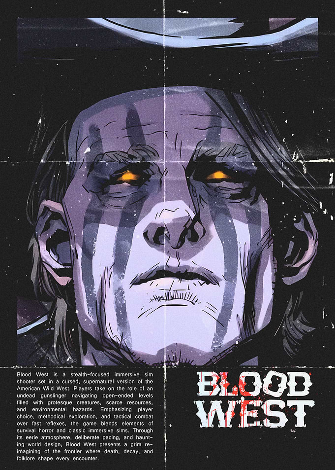 Blood West Game Poster
