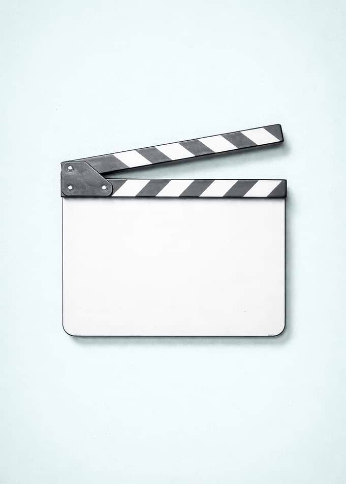 Blank Movie Clapperboard