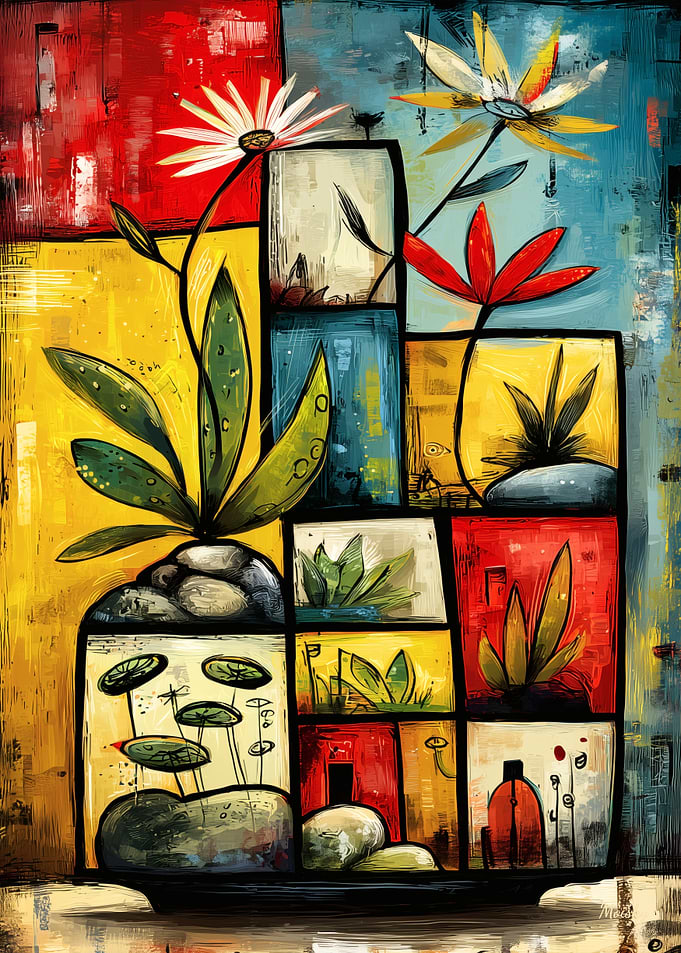 Primal Growth in Abstract Terrarium Form