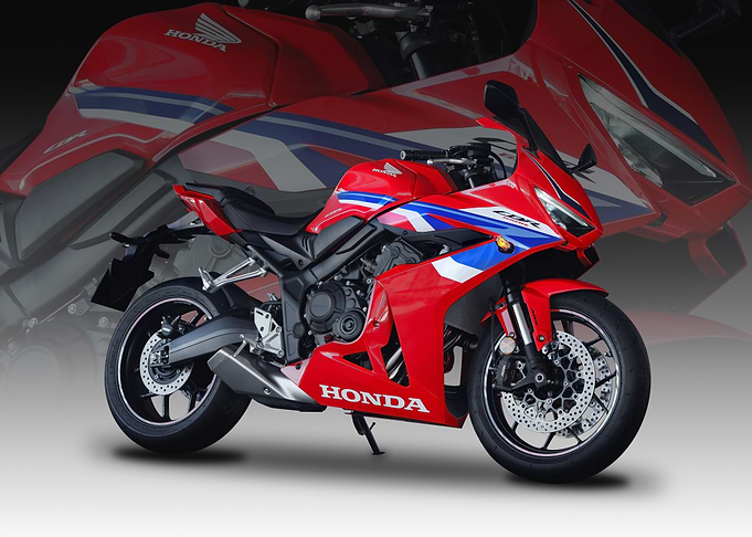 Red Honda CBR Motorcycle