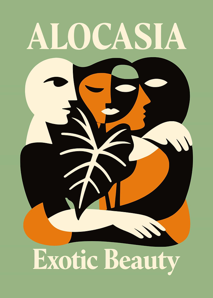 Alocasia Exotic Beauty Poster