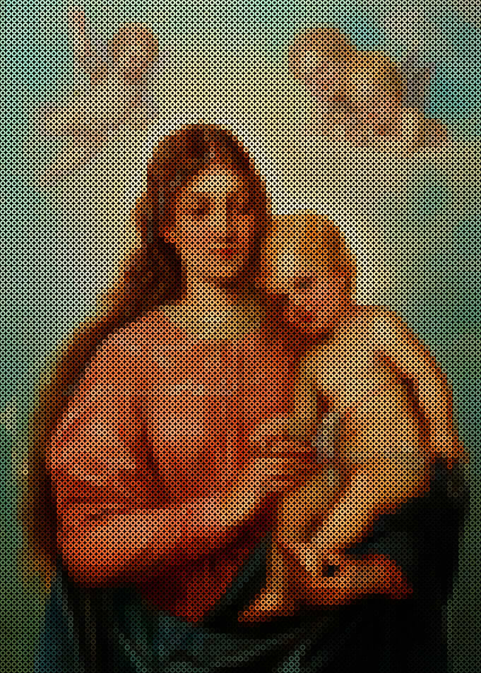 Madonna With Christ Child And Putti