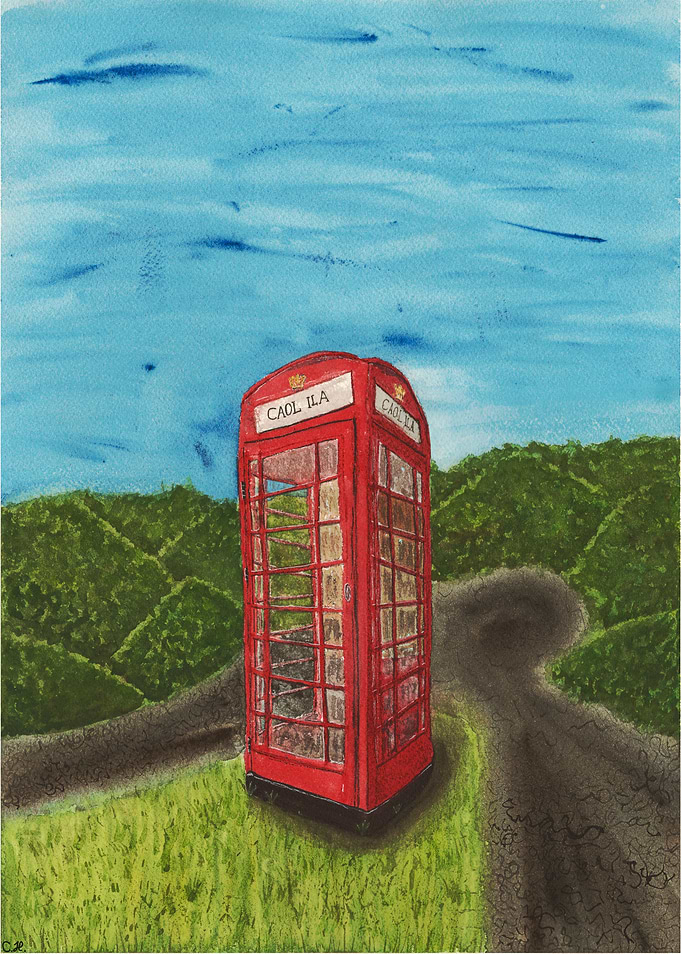 Red Telephone Box, Islay