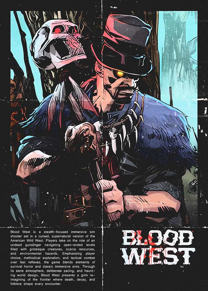 Blood West Game Poster
