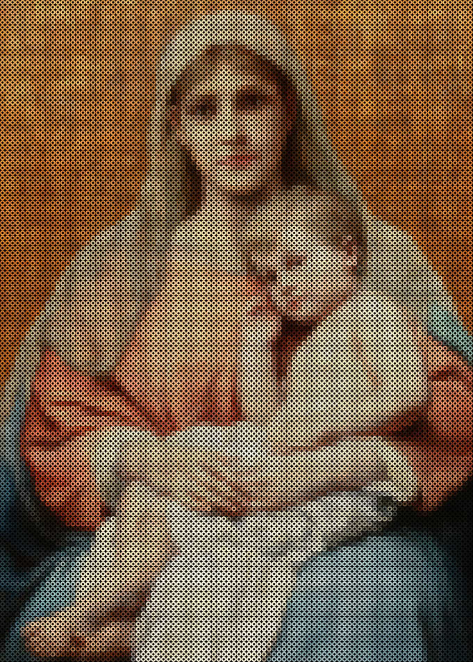 Madonna and Child Painting