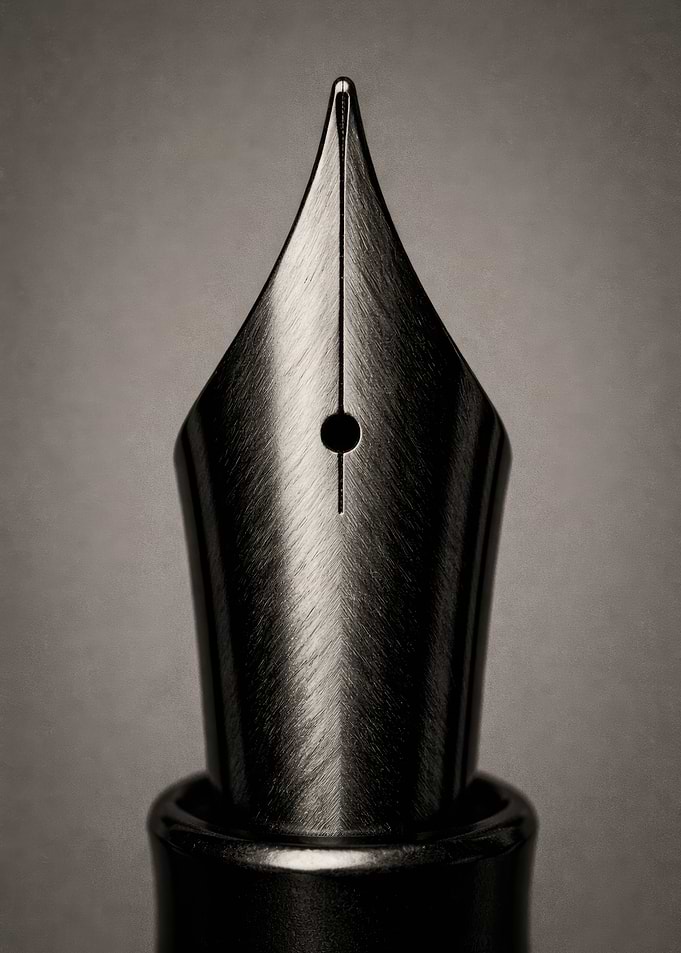 Close-up of a Fountain Pen Nib