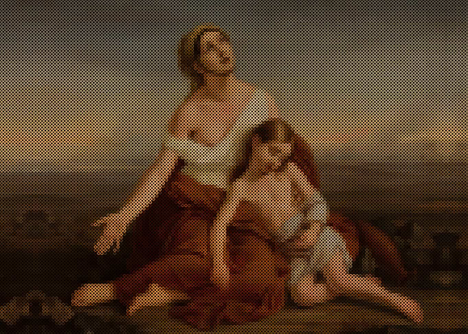 Hagar in the desert
