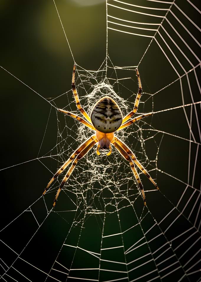 Spider on a Web