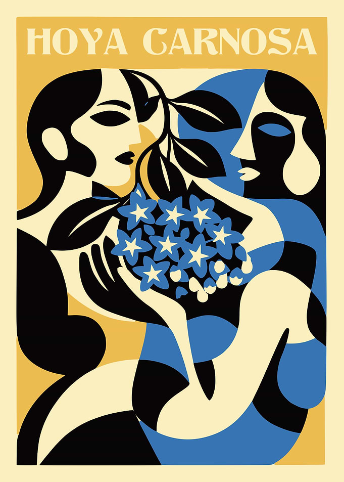 Hoya Carnosa Art Poster