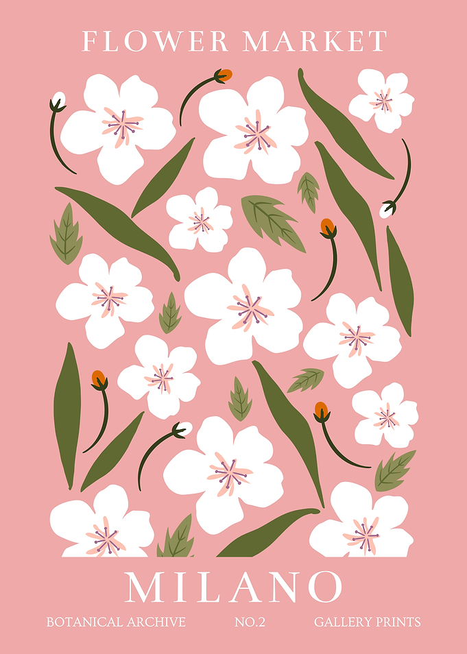 Floral Market Poster