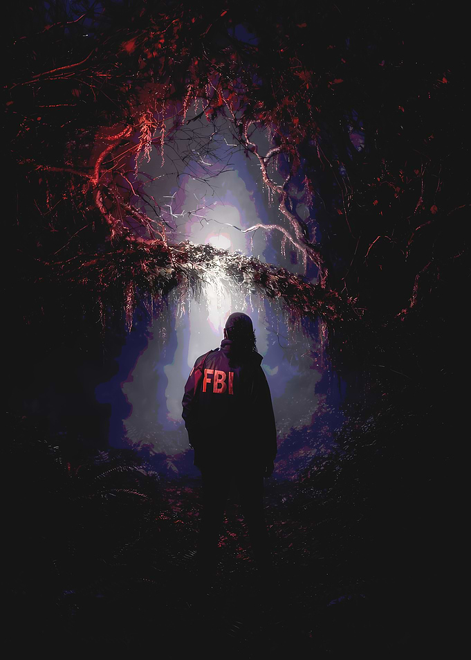 FBI Agent in Dark Forest