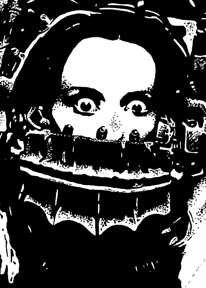 Scary Face with Mask