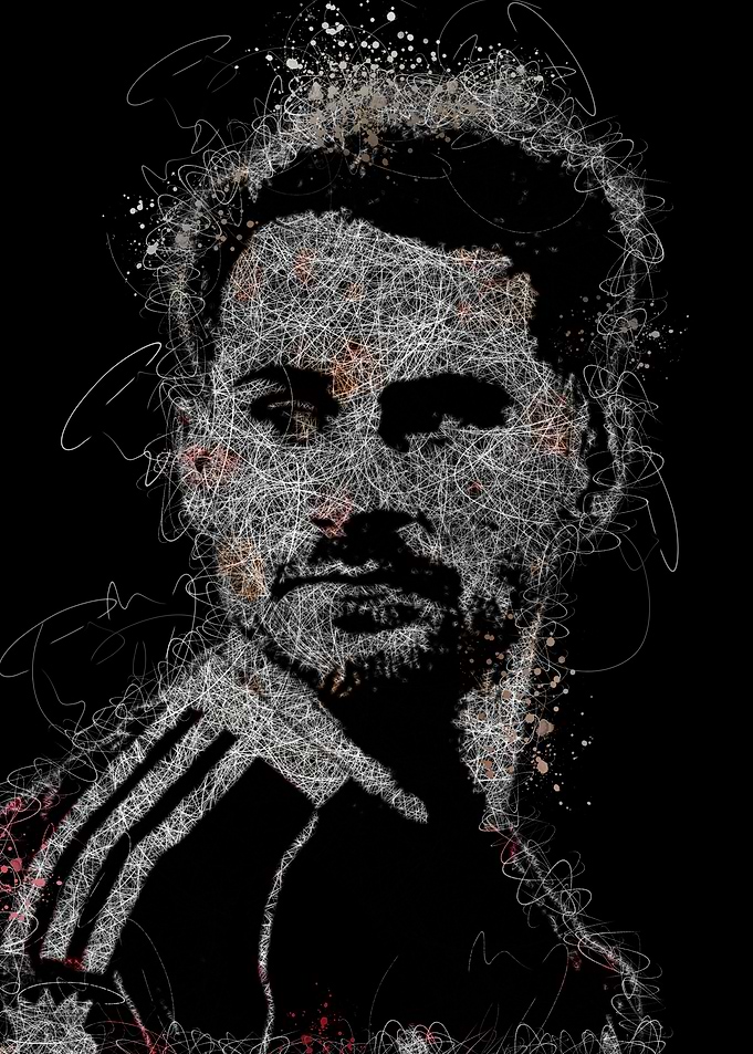 Alexis Mac Allister Scribble Art