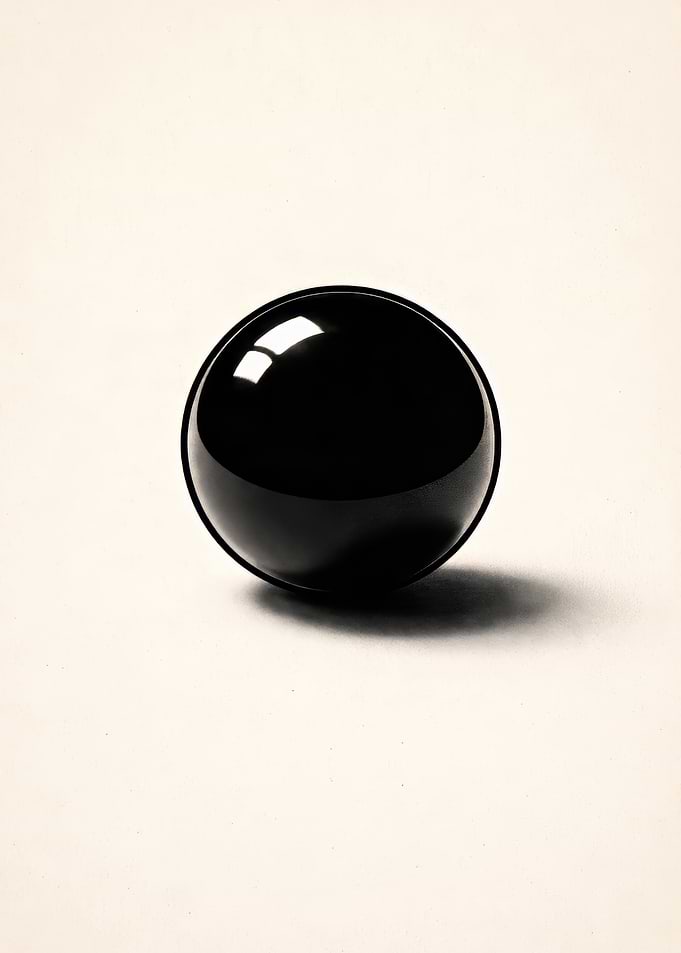 Glossy Black Sphere