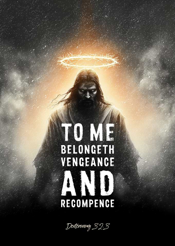 Jesus with Halo and Bible Verse