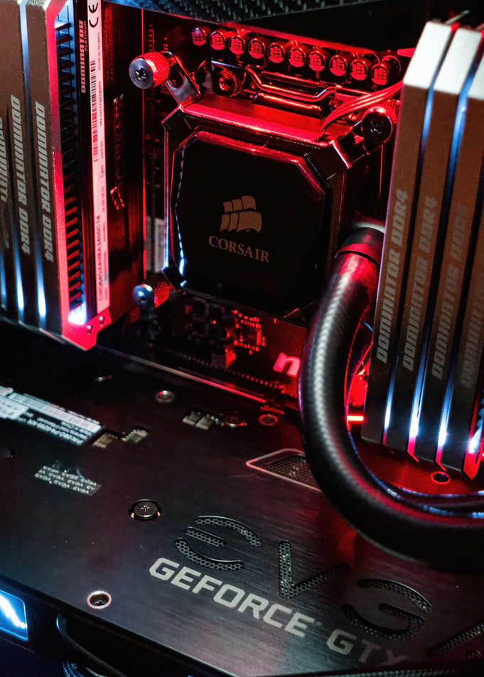 Custom PC Build with RGB Lighting