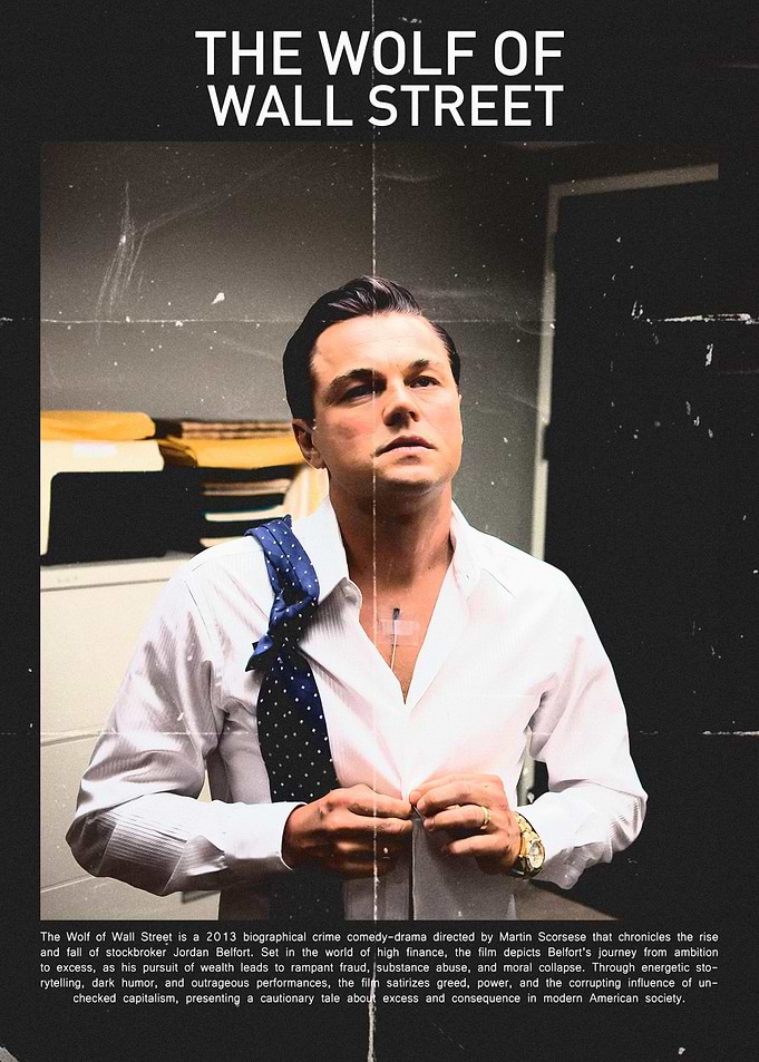 The Wolf of Wall Street Movie Poster
