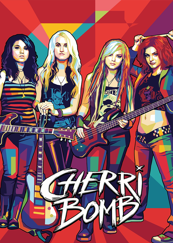 Cherri Bomb Band Pop Art