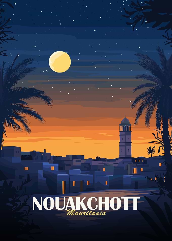 Nouakchott Cityscape at Dusk