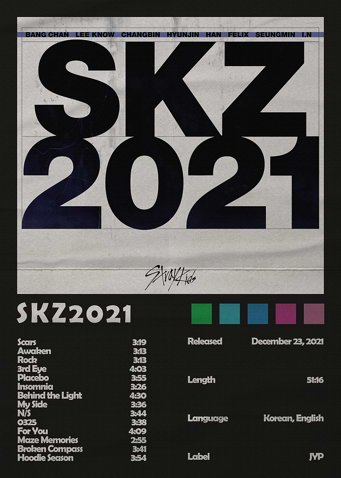 Stray Kids SKZ2021 Album Poster