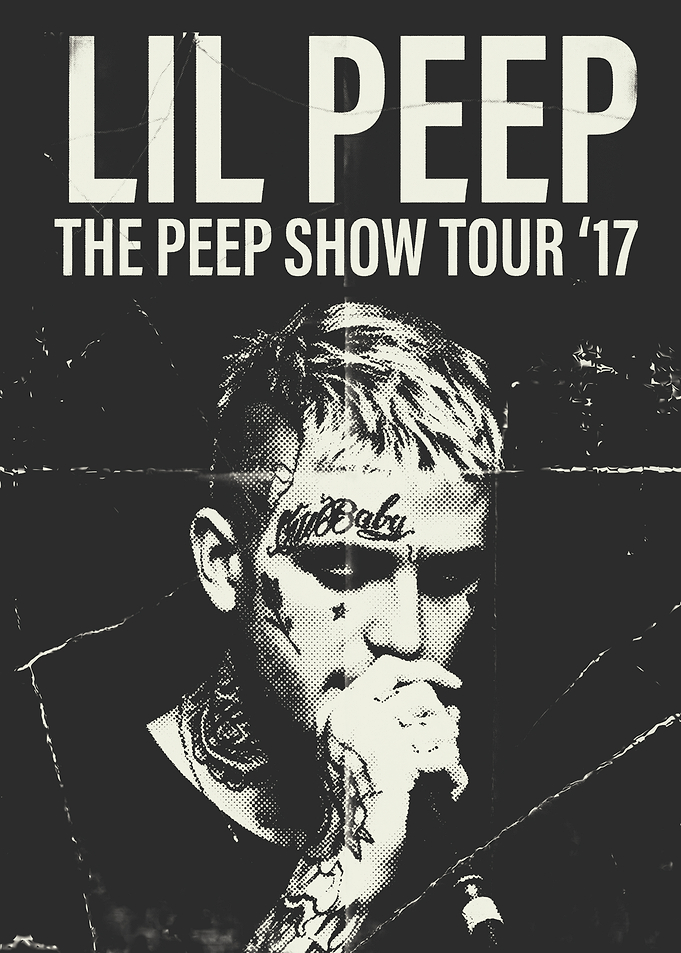 Lil Peep The Peep Show Tour Poster