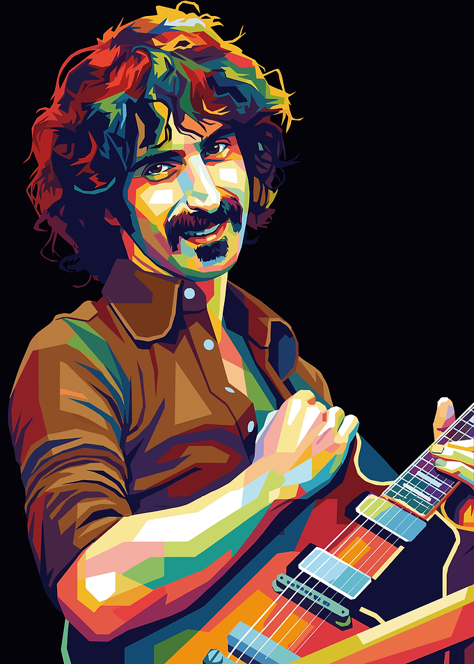 Frank Zappa Pop Art Portrait