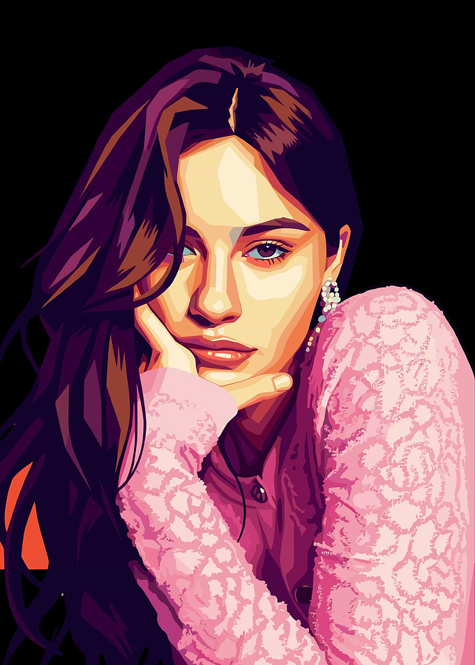 Pop Art Portrait of a Gracie Abrams