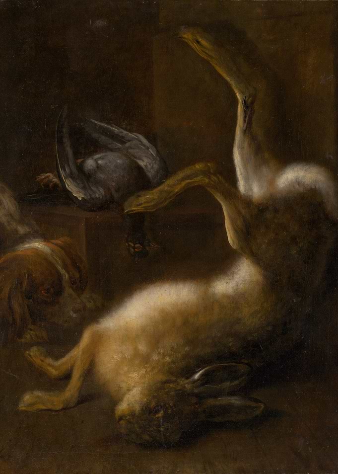 Still Life with Hare and Dog