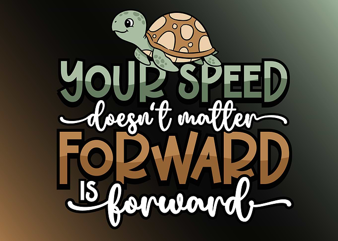 Turtle Motivational Quote Occupational Therapy