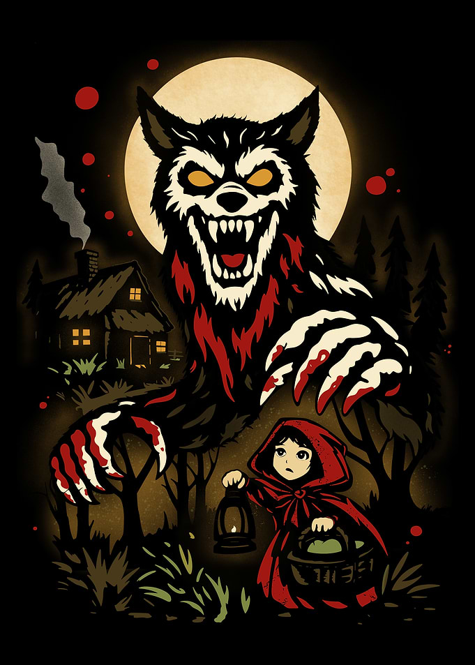Little Red Riding Hood vs. Werewolf