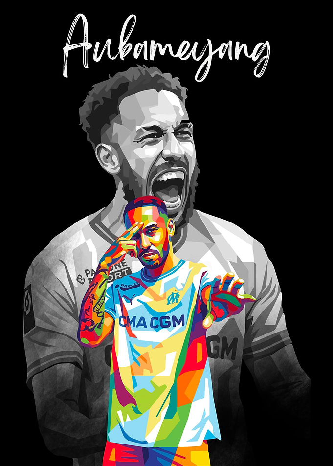 Aubameyang Pop Art