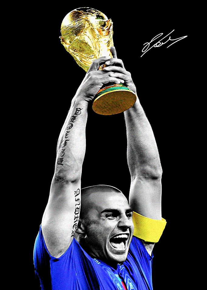 Fabio Cannavaro World Cup Trophy