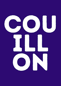 COUILLON – Minimal Typography Poster | French Word Art (“Mots Coupés”)