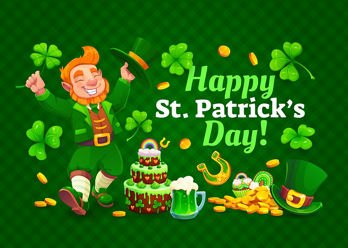 Happy St. Patrick's Day Leprechaun Celebration